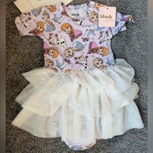 Blush Lotus Eternal Winter Bodysuit Dress